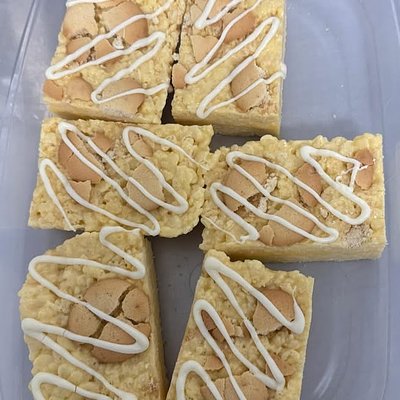 Banana Pudding Rice Crispy Treat