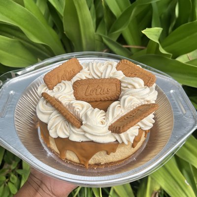 Biscoff Cookie Butter 🤎Cheesecake- Large 9” *Item Pictured Is a Small 7”*