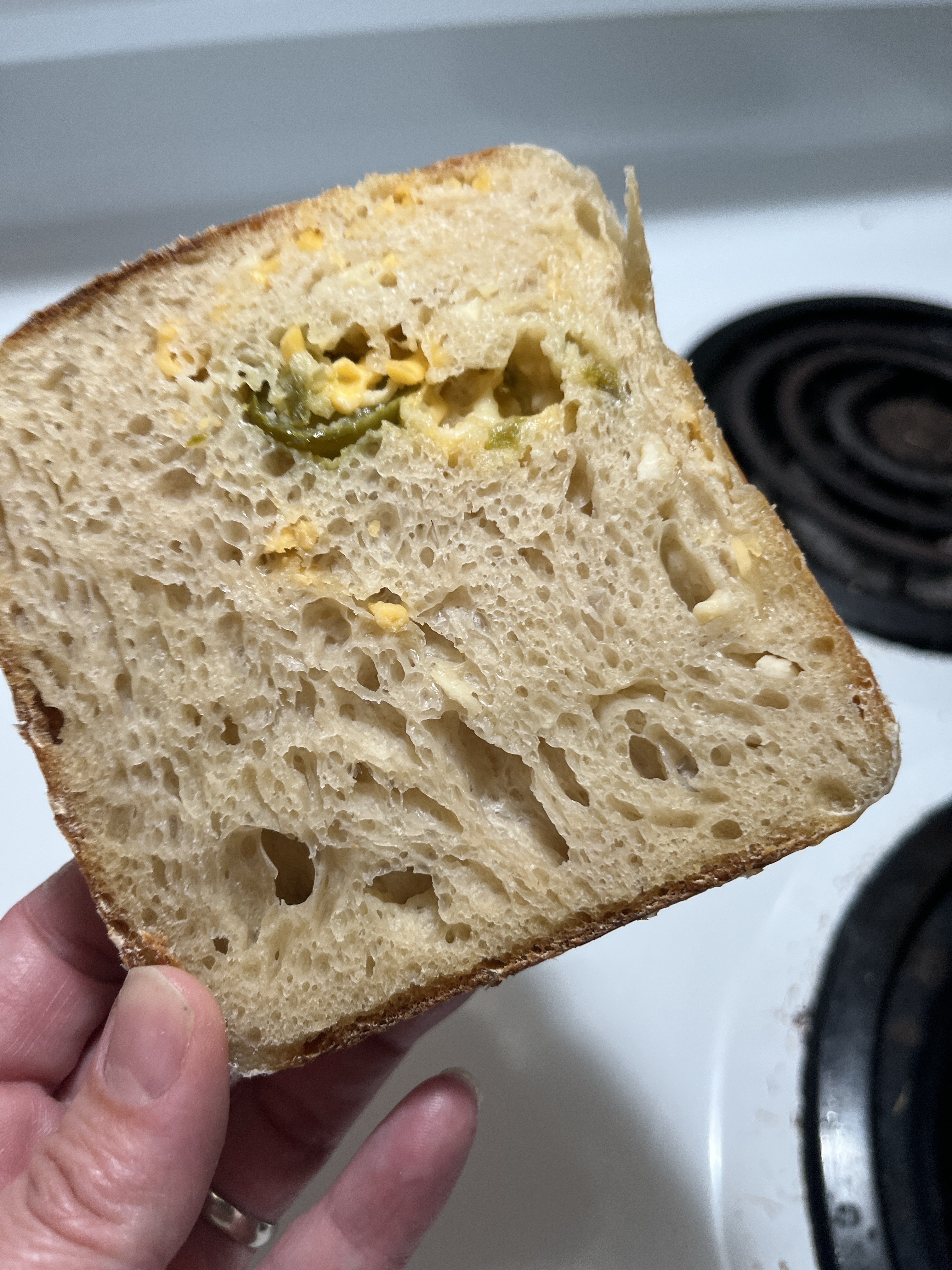 Cheddar Jalapeño Sourdough