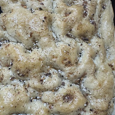 Focaccia Bread - Everything Bagel