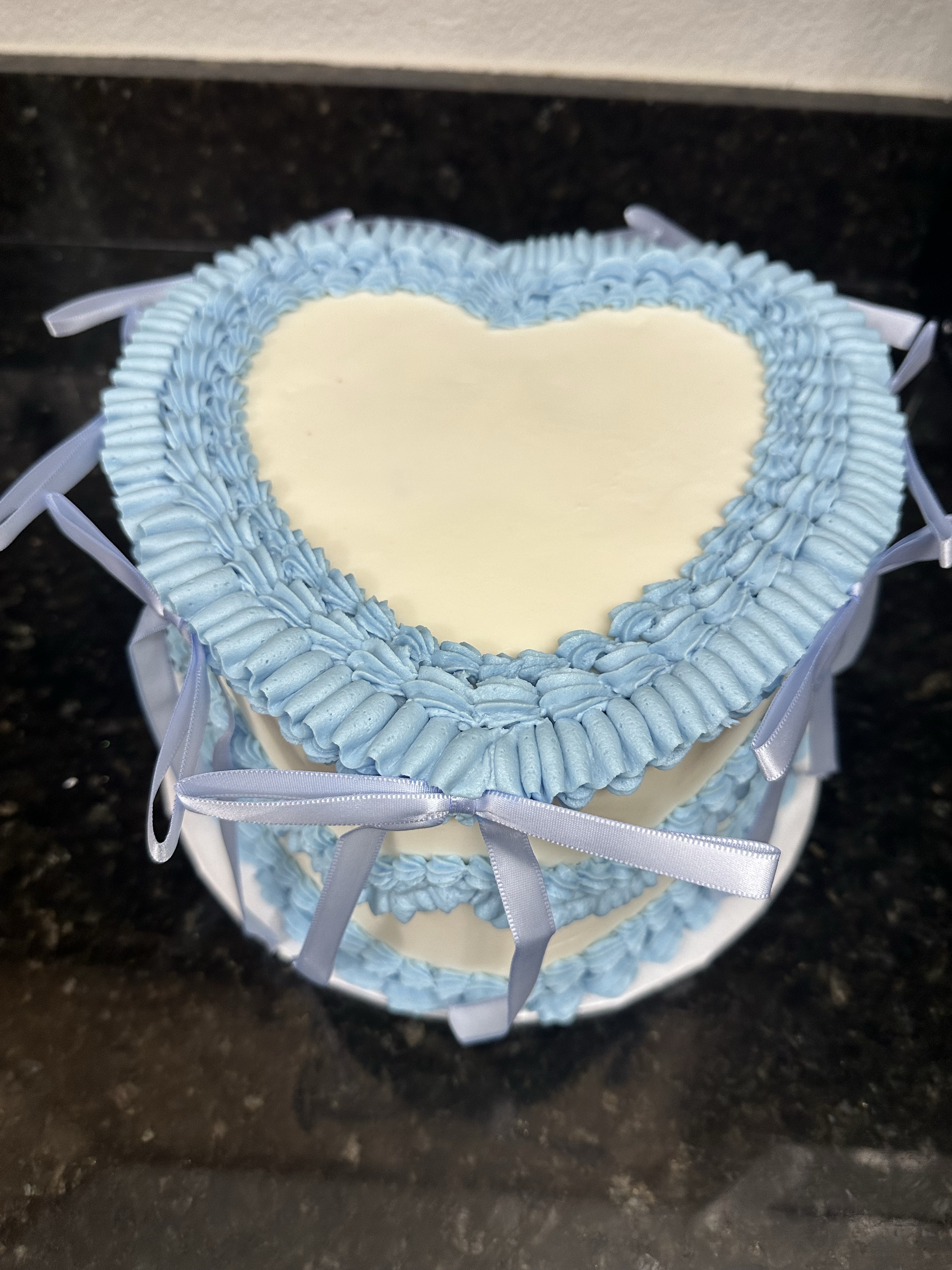 9” Heart Cake 