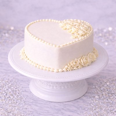 Custom 10" Heart Cake