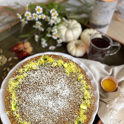 Persian Pistachio Cake, Serving 12 - کیک پسته ایرانی 