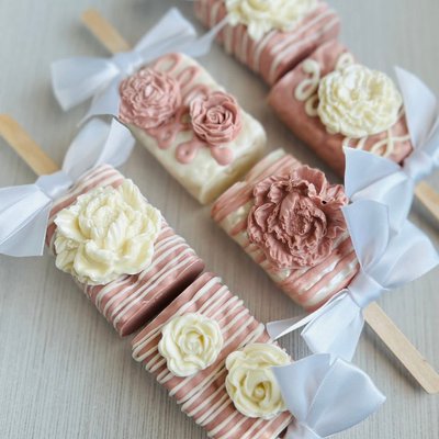 Dipped Rice Krispy Treats