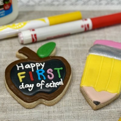 Happy First Day Of School Apple