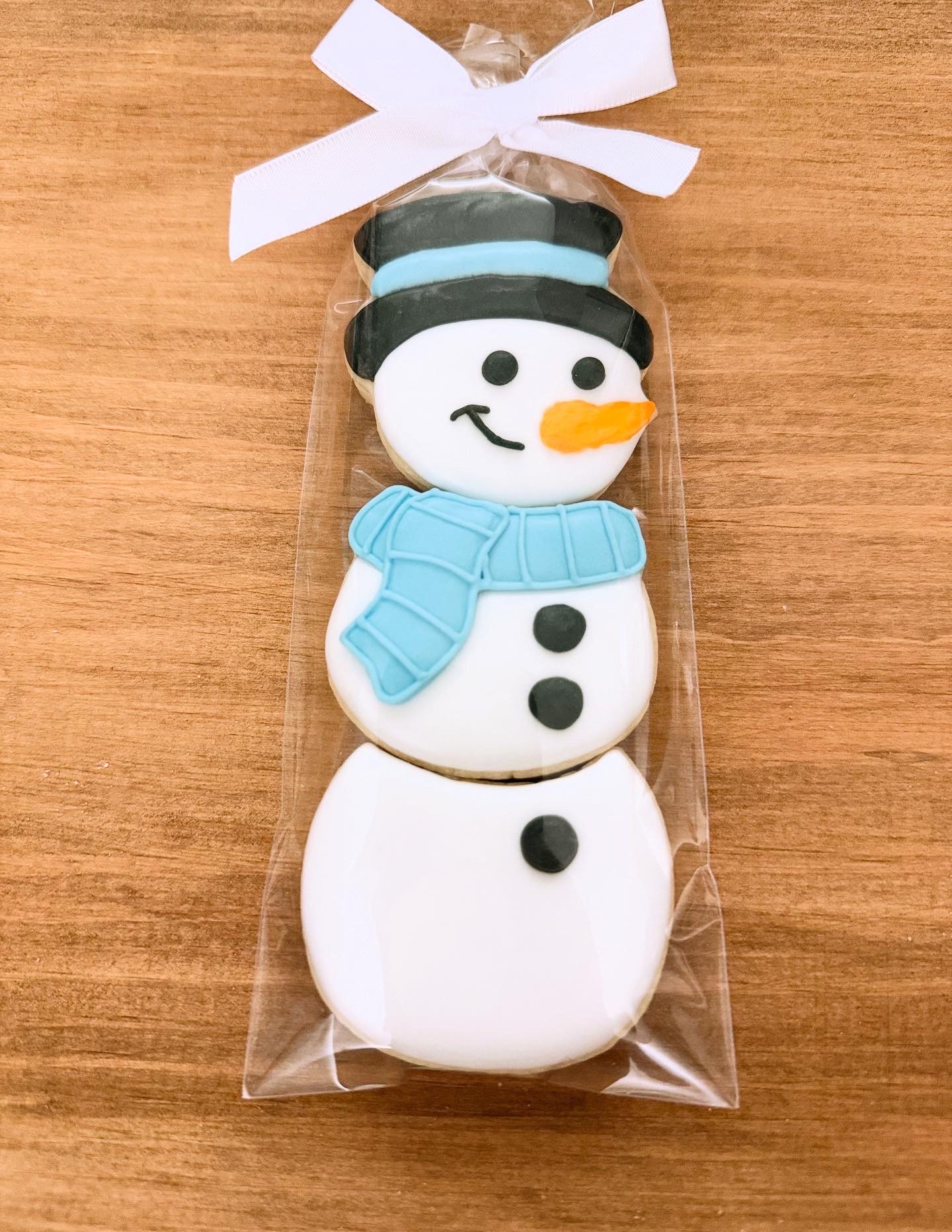 6 Inch Snowman Gift (3 Mini Cookies)