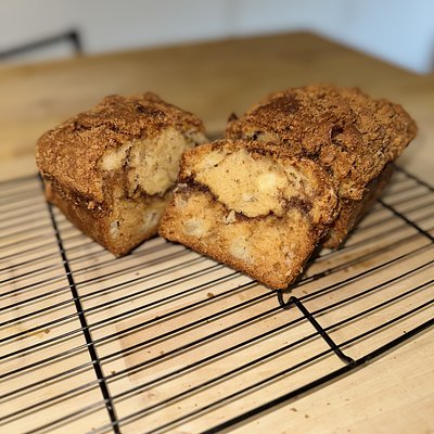 Cinnamon Spiced Apple Loaf