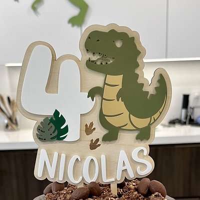 Personalized Cake Topper