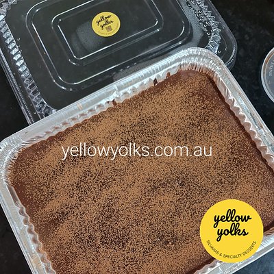 Egg-Free Chocolate Cake In Foil Tray