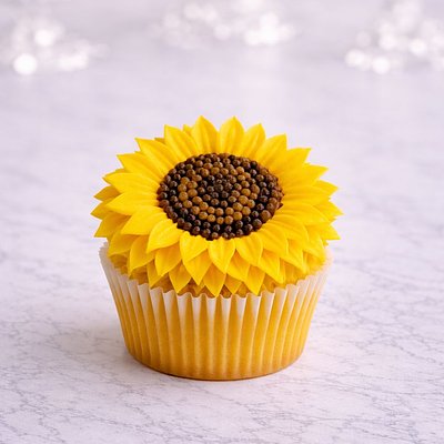 Custom Sunflower Cupcakes