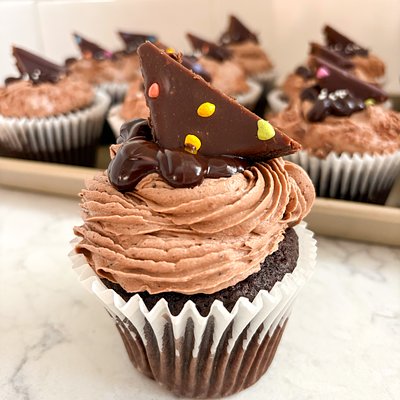 Cosmic Brownie Cupcakes