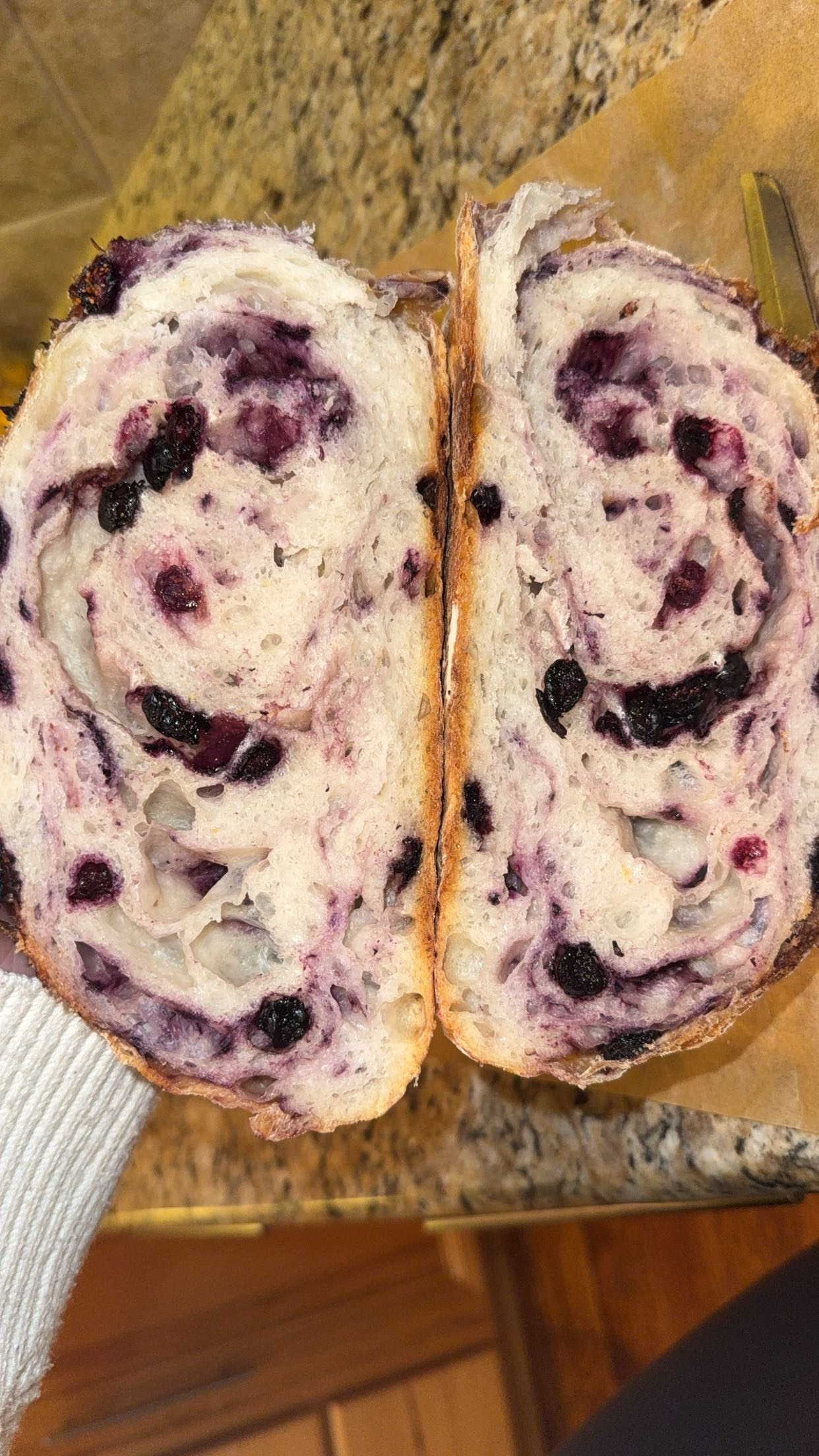 Lemon Blueberry Sourdough Loaf 