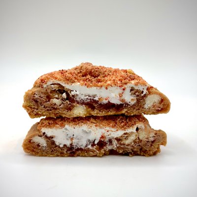 Strawberry Shortcake Stuffed Cookie