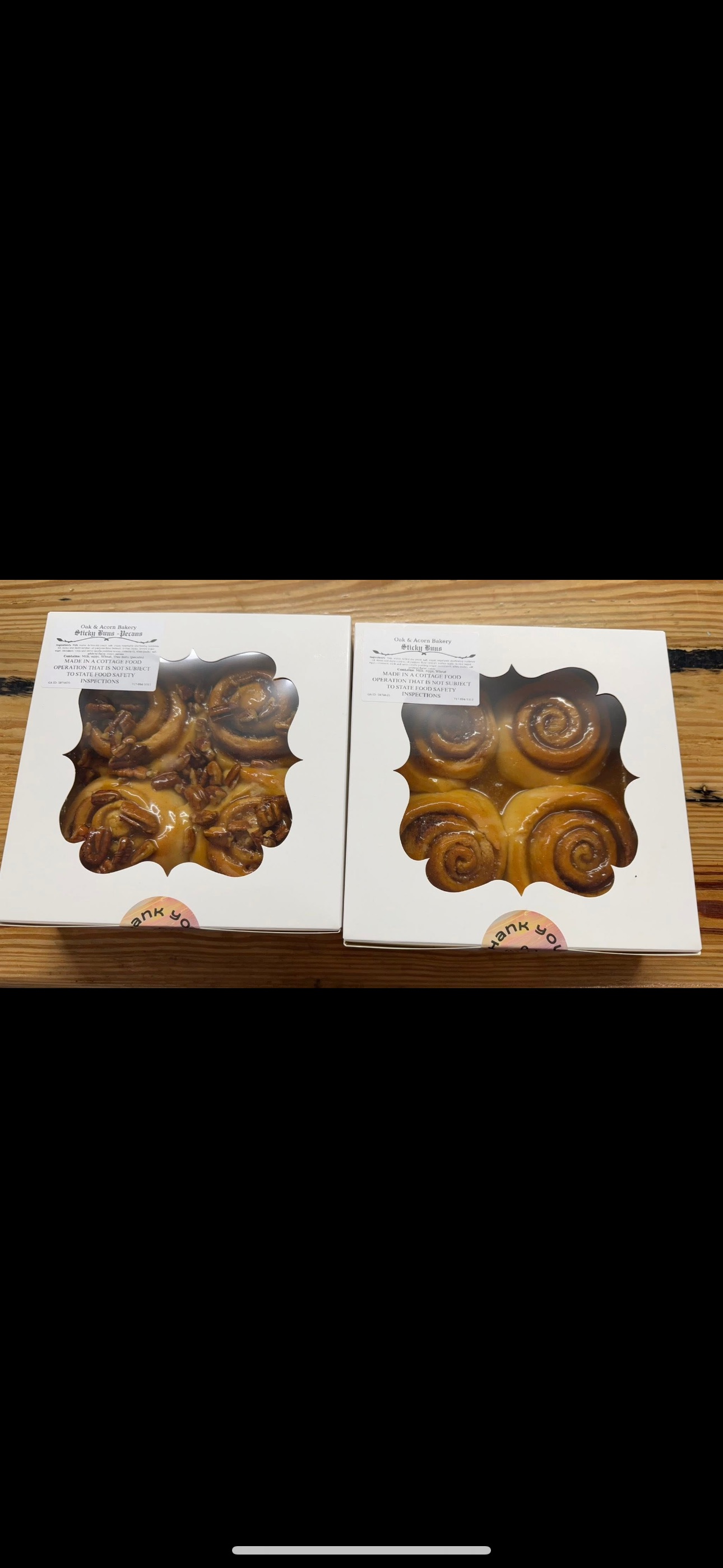 Sticky Buns (plain) - 4 Pack