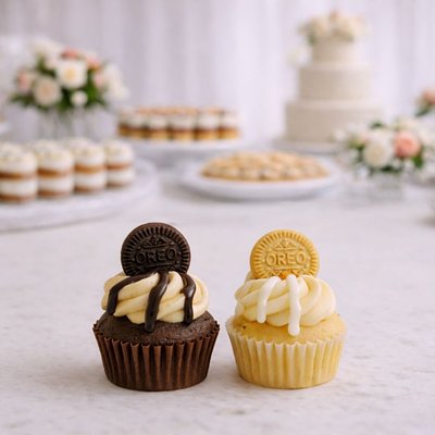 4 Dozen Custom Mini Cupcakes (Feeds 24 Guests)