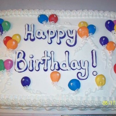 1/4 Sheet Cake 