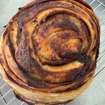 Cinnamon Swirl Round Artisan Sourdough Loaf 
