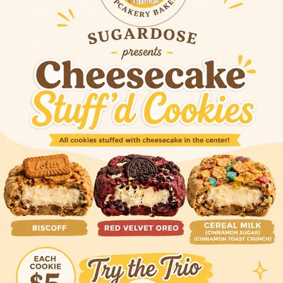 Cheesecake Stuff’d Cookies 