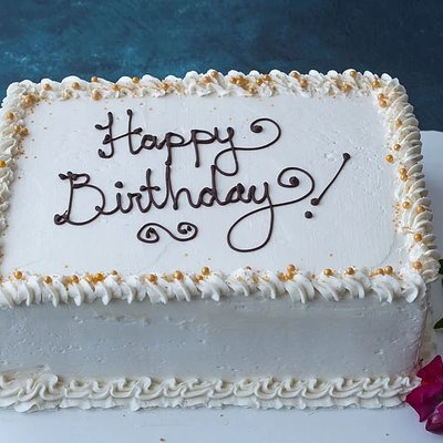 1/4 Sheet Cake (2 Layers)