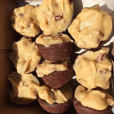 Praline Brownie Bites 
