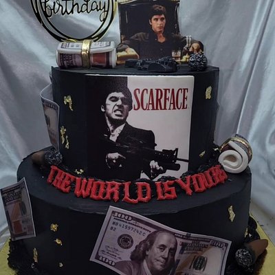 8" + 12" Tiered Cake (Feeds 55-60)