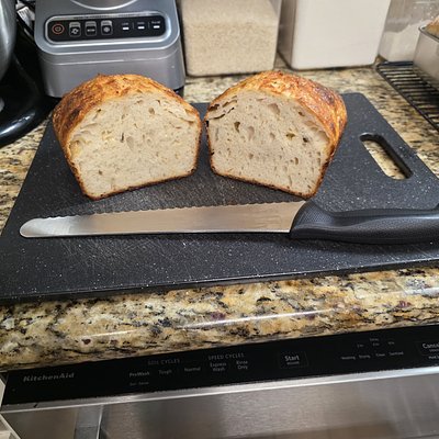 Roasted Garlic Parmesan Sourdough Loaf 