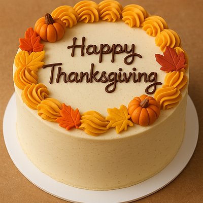 Medium Round Cake - Thanksgiving Sale