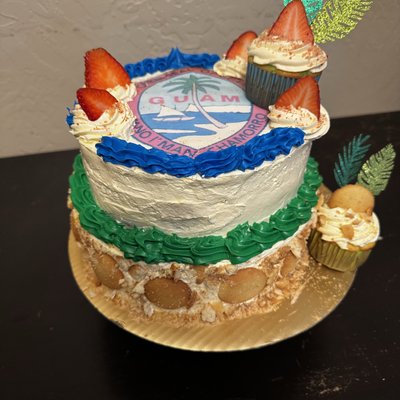 Guam Seal Cake 