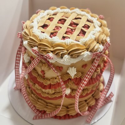 Thanksgiving Pie Cake 