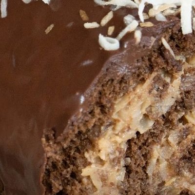 German Chocolate Log