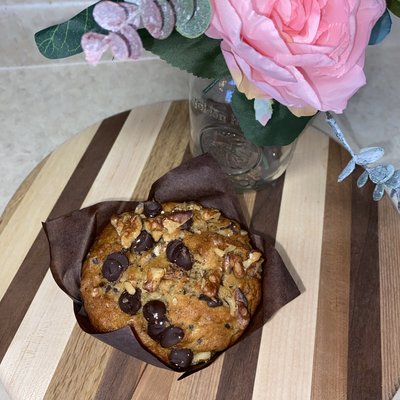 Banana Nut Chocolate Chip Muffins