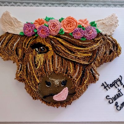 Highland Cow Cake