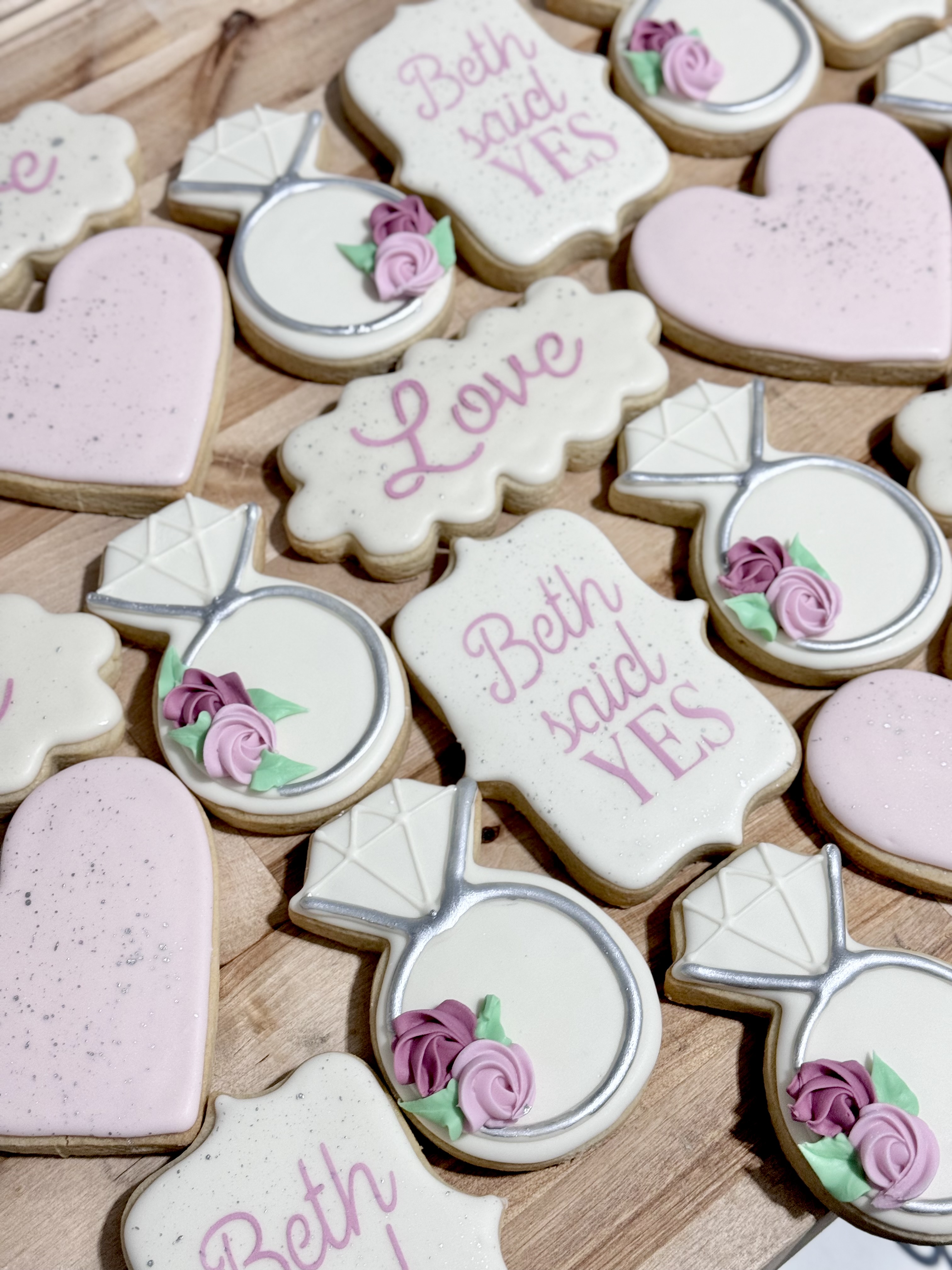 Engagement Sugar Cookies 