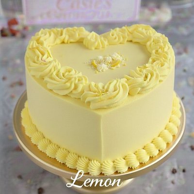 Lemon Heart Cake