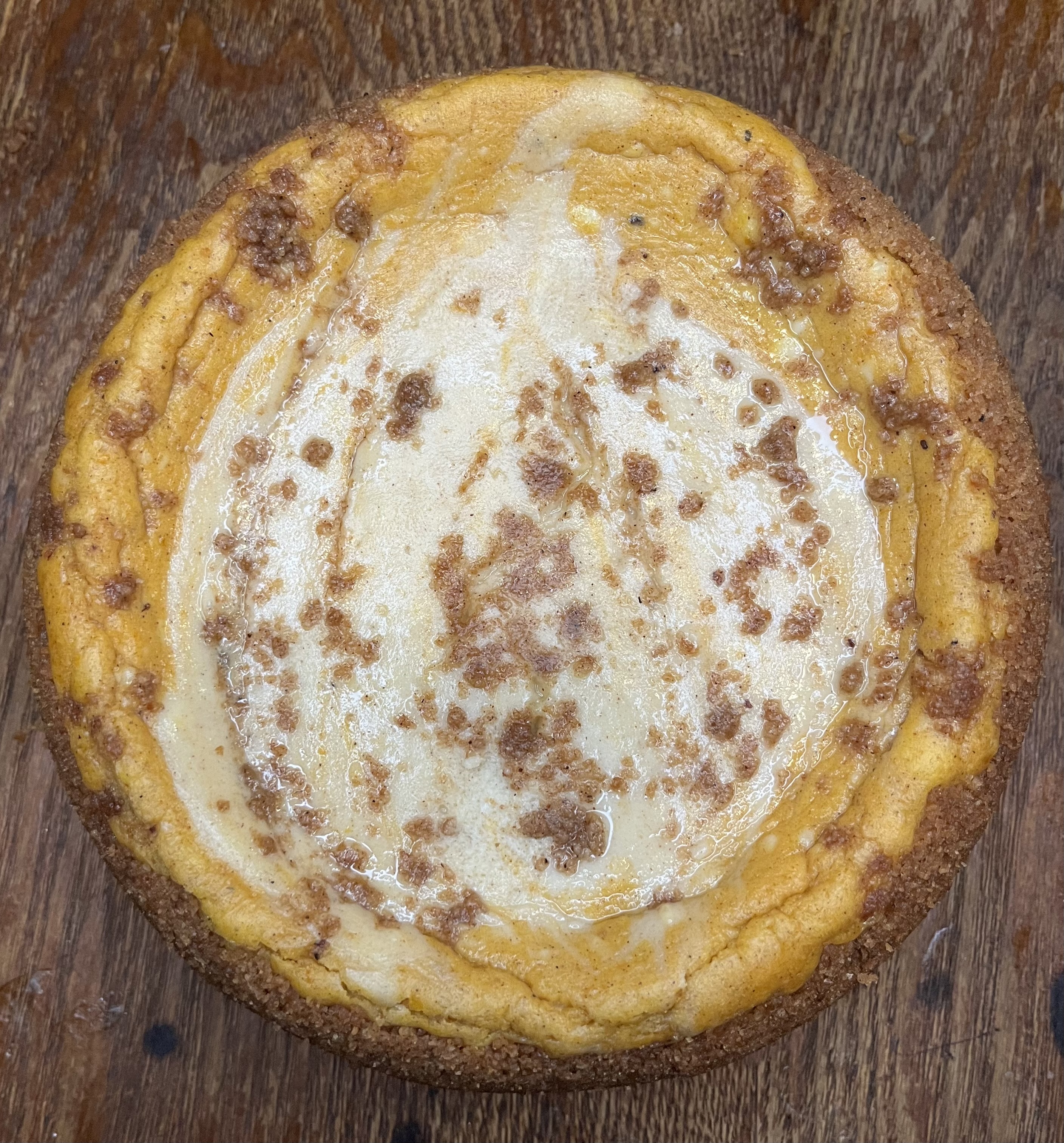 6 Inch Pumpkin Pie Cheesecake