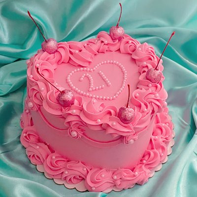 6” Heart Cake
