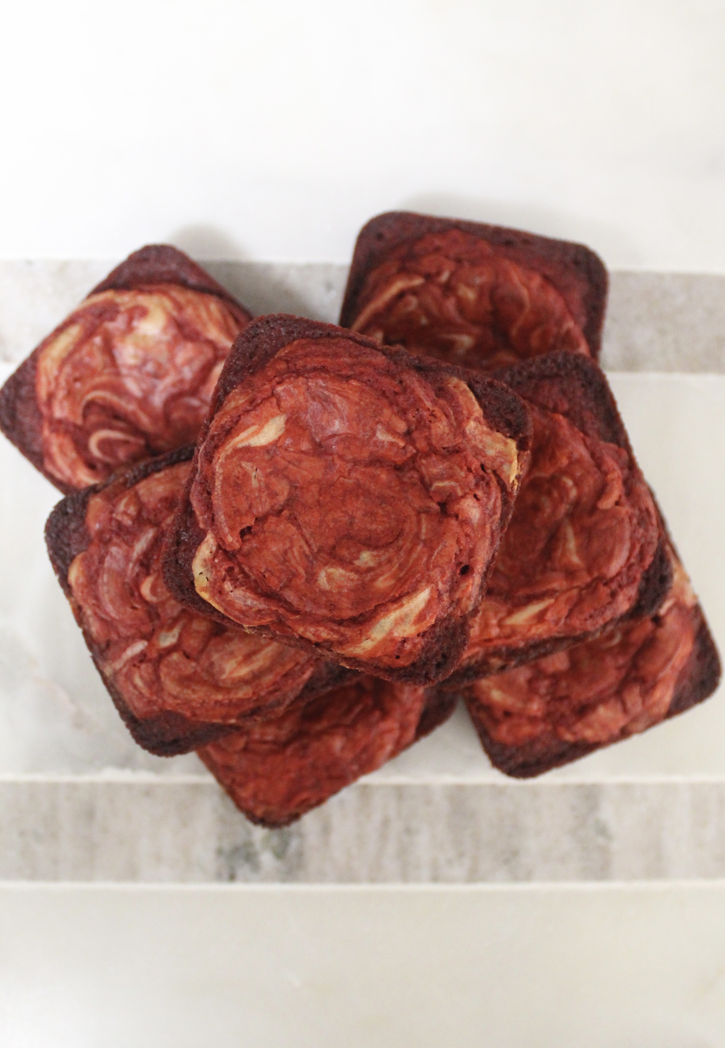 Red Velvet Cheesecake Brownies 