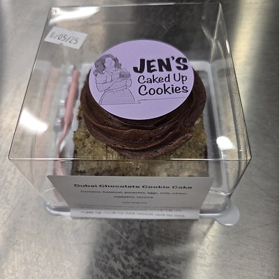 Dubai Chocolate Cookie Cake 9x13