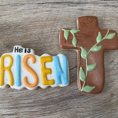 “He Is Risen” Easter Cookies (2ct)