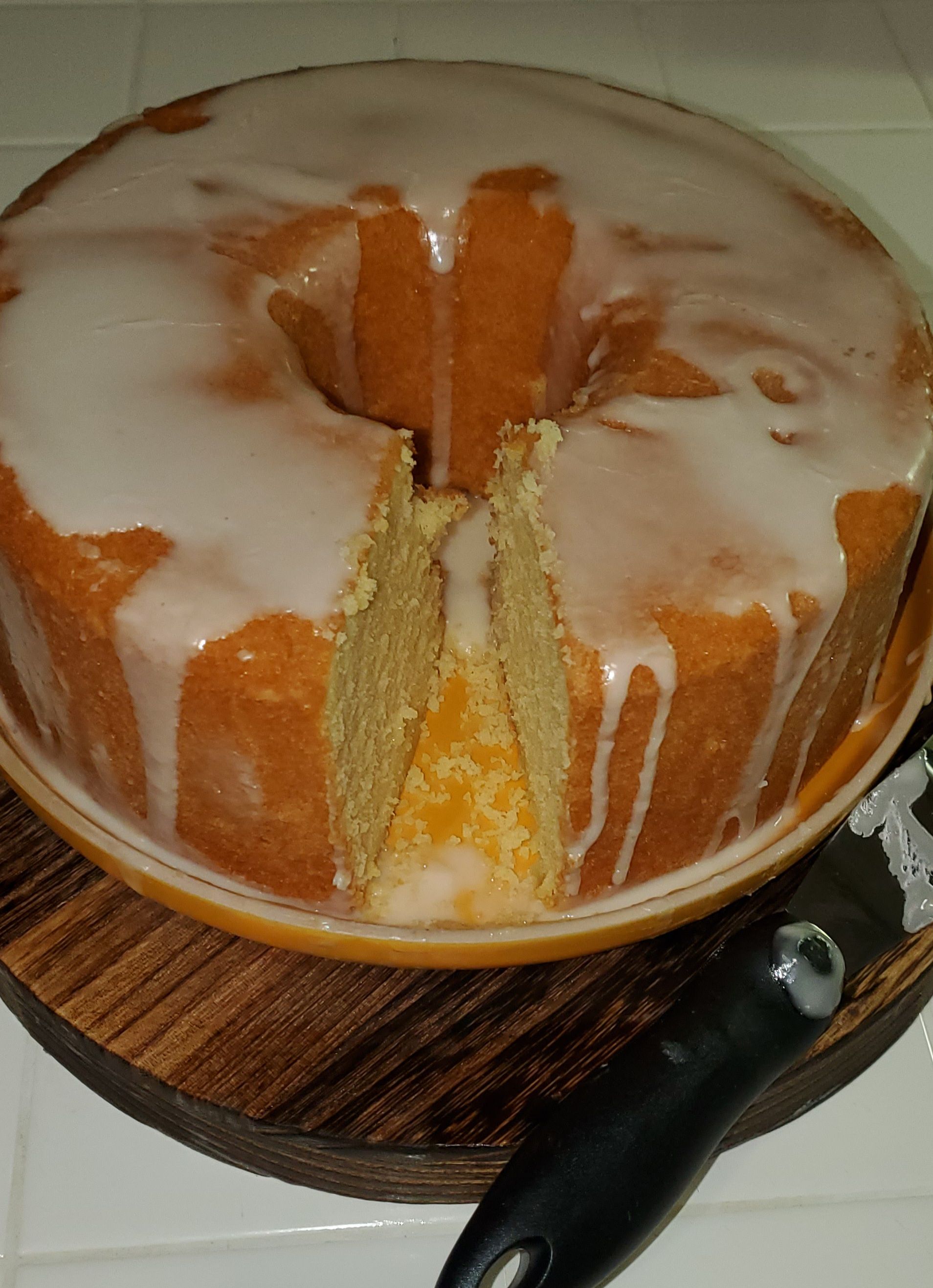 Pound cakes.