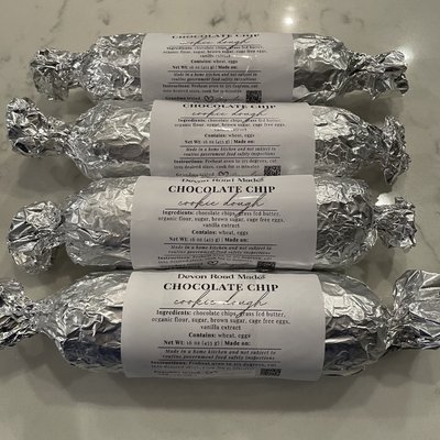 Chocolate Chip Cookies (1lb Log) Bake At Home!