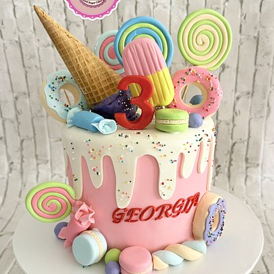 Candy Theme Cake 6inch 