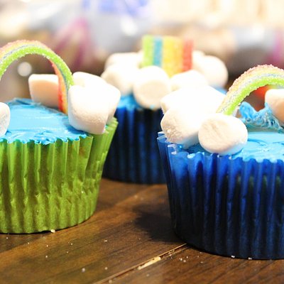 Rainbow Cupcakes 