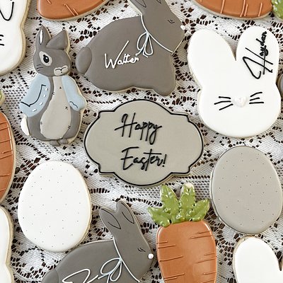 Deluxe Custom Royal Icing Sugar Cookies (1 Dozen) 