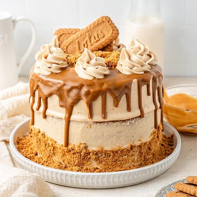 8" Biscoff Cookie Butter Cake