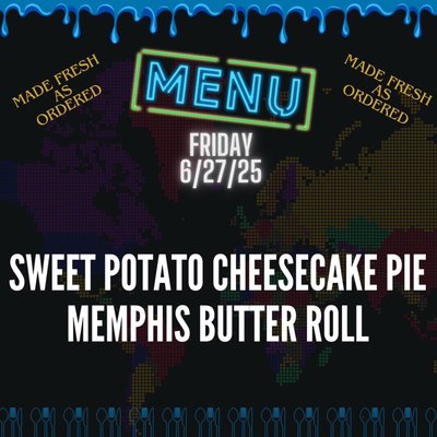 Sweet Potato Cheesecake Pie 6/27/25