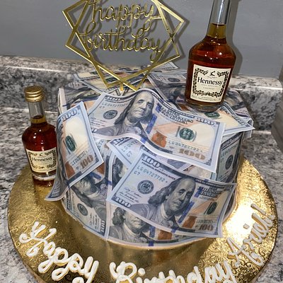Money Cake With Shots