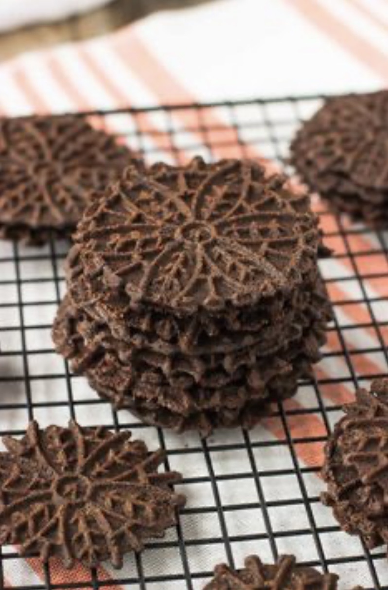 Galletas Pizzelle Chocolate 