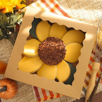 Sunflower Cookie Box 