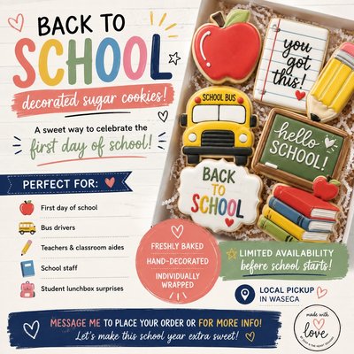Back To School Cookies